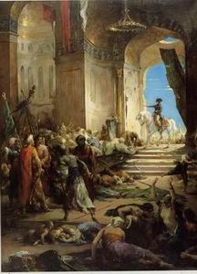 Arab or Arabic people and life. Orientalism oil paintings 83